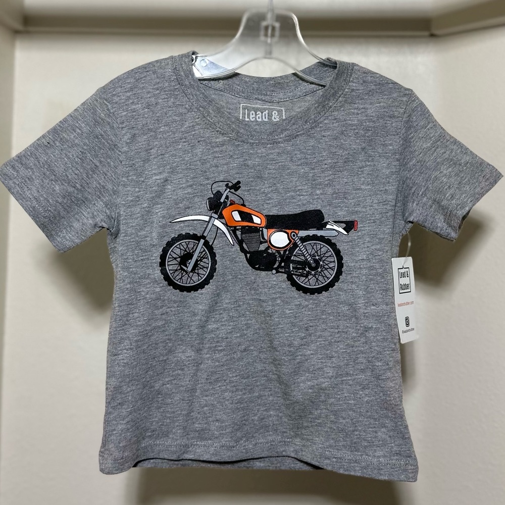 Baby Tee, Vintage Classic Dirt Bike